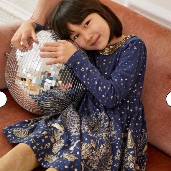 Boden sparkle collar party dress Clearance